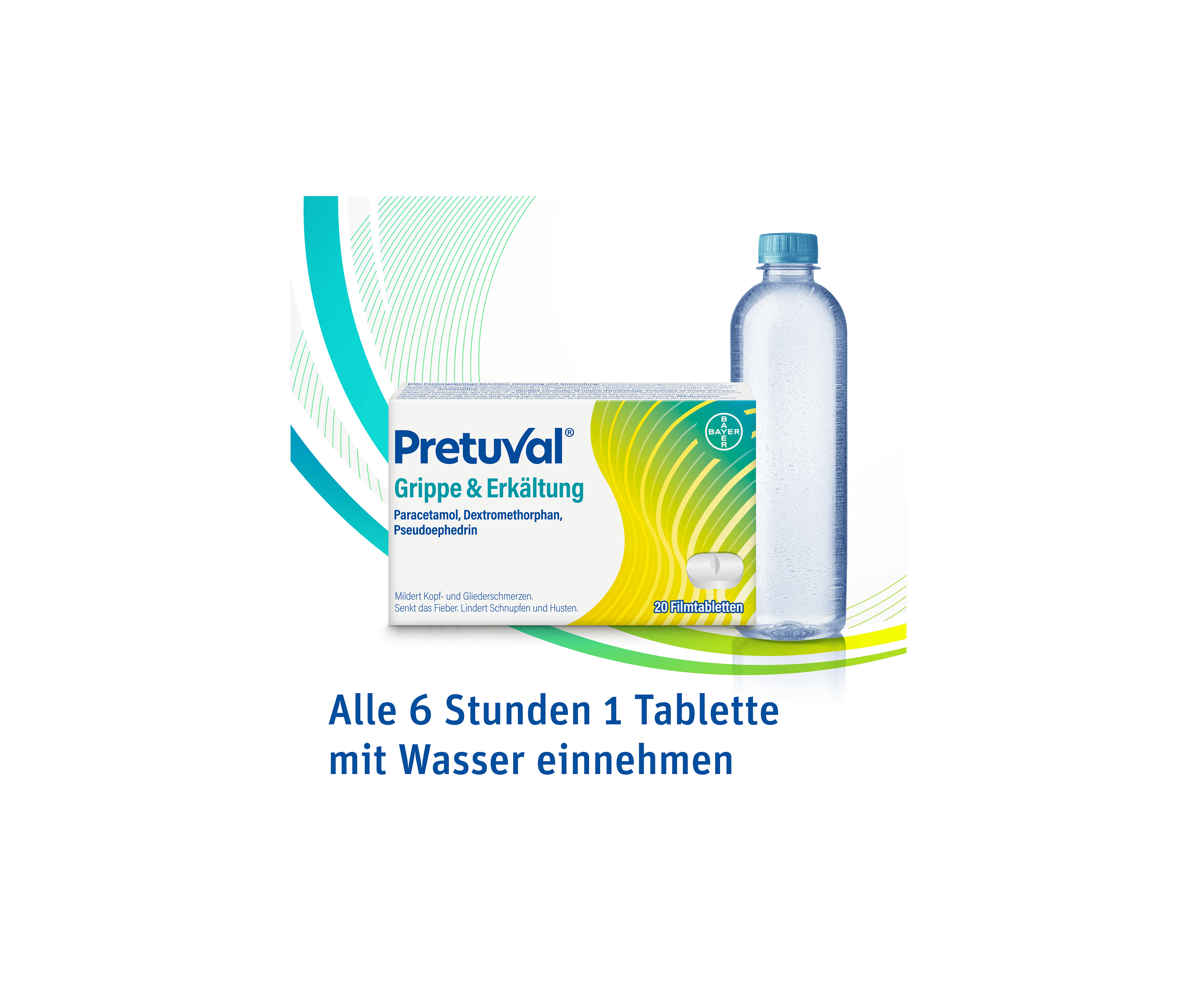 Pretuval® Grippe & Erkältung - 20 Filmtabletten