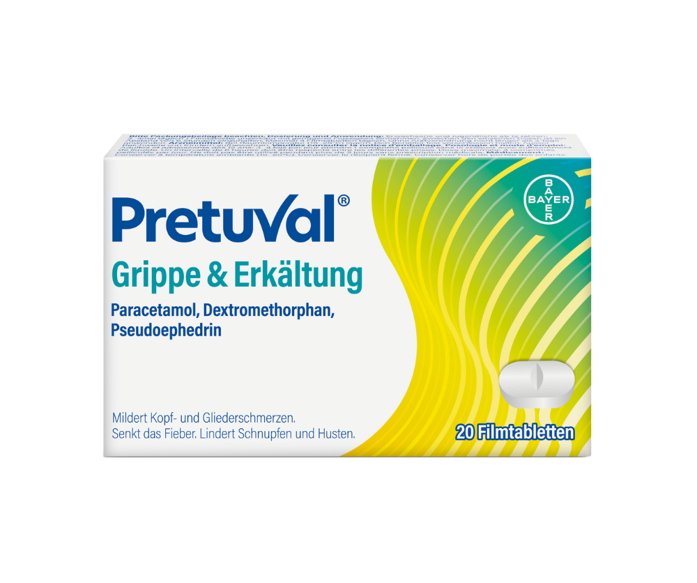 Pretuval® Grippe & Erkältung - 20 Filmtabletten